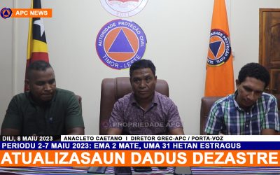 Atualizasaun Dadus Dezastre 2 – 7 Maiu 2023, Ema 2 Mate, Uma 13 hetan Estragus