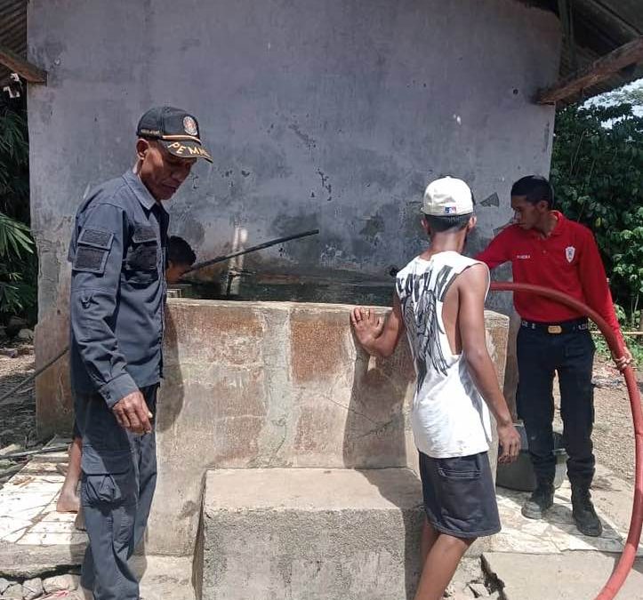 KORPO BOMBEIROS ERMERA APOIU BE’E MO’OS BA FAMÍLIA MATEBEAN IHA GLENO