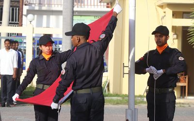 FUNSIONÁRIU SEPC-APC PARTISIPA SERIMÓNIA ISAR BANDEIRA FULAN AGOSTU